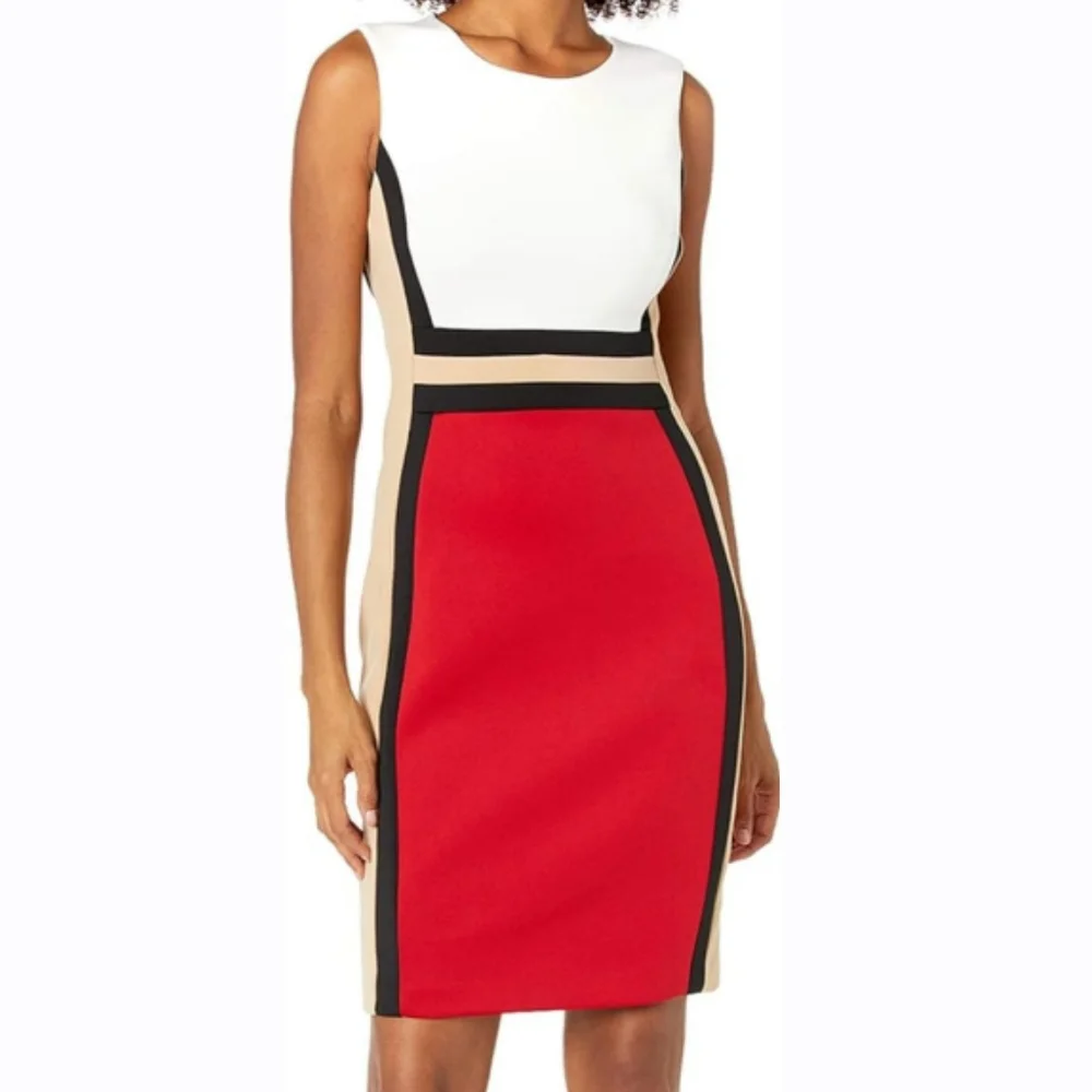 Calvin Klein Sheath Midi Dress - Picture 1 of 4